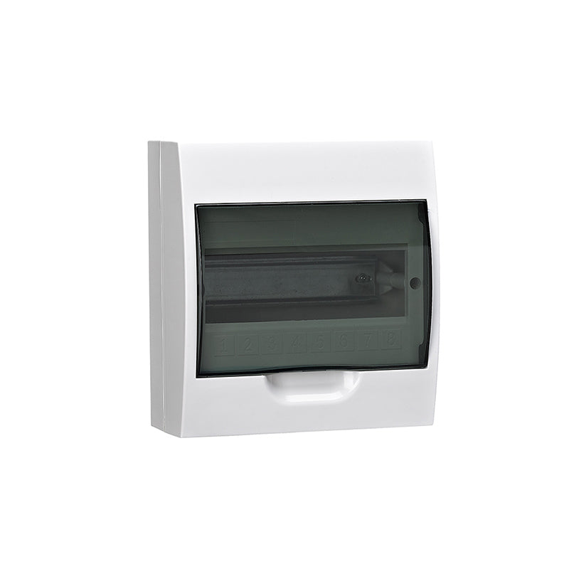 Distribution Board PVC Surface DIN Rail 8 Way
