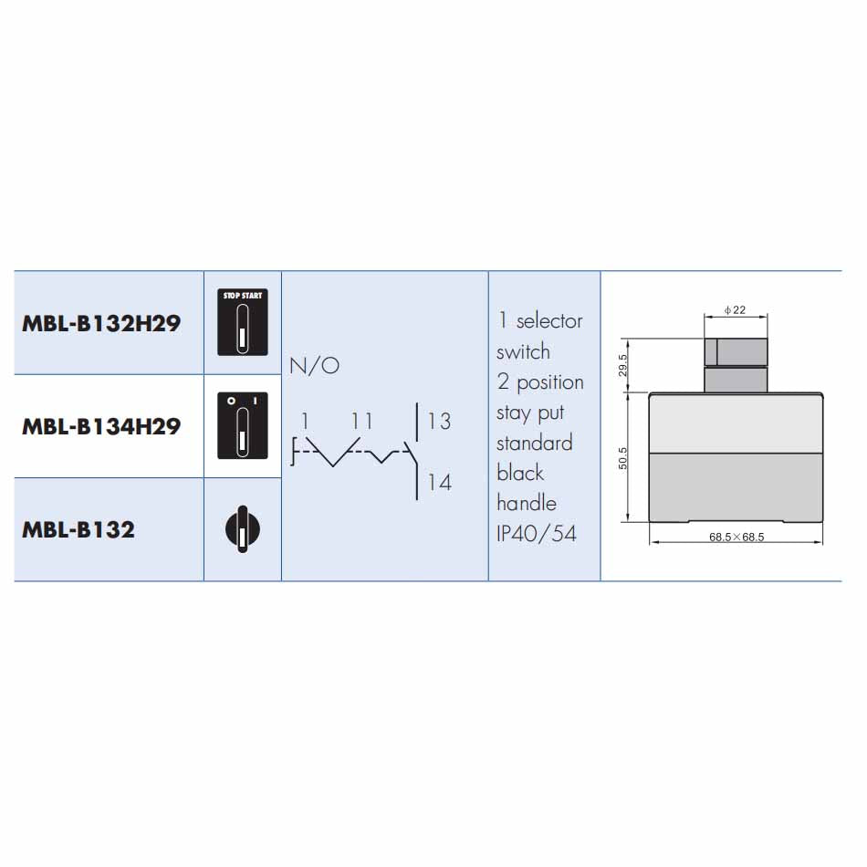 Control Switch- selector switch