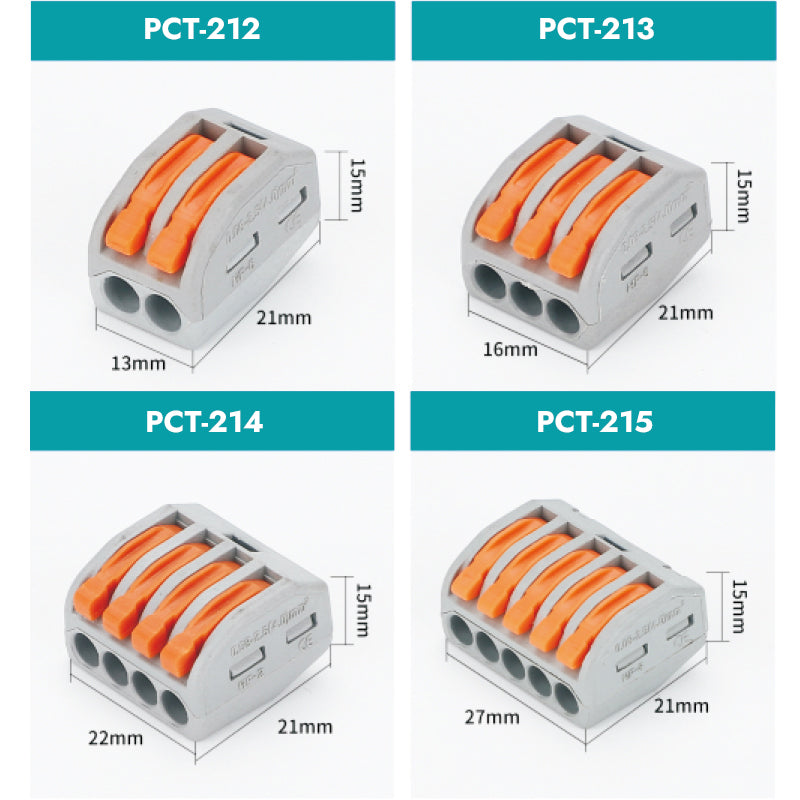 PCT-21 Series Fast Connecting Terminals