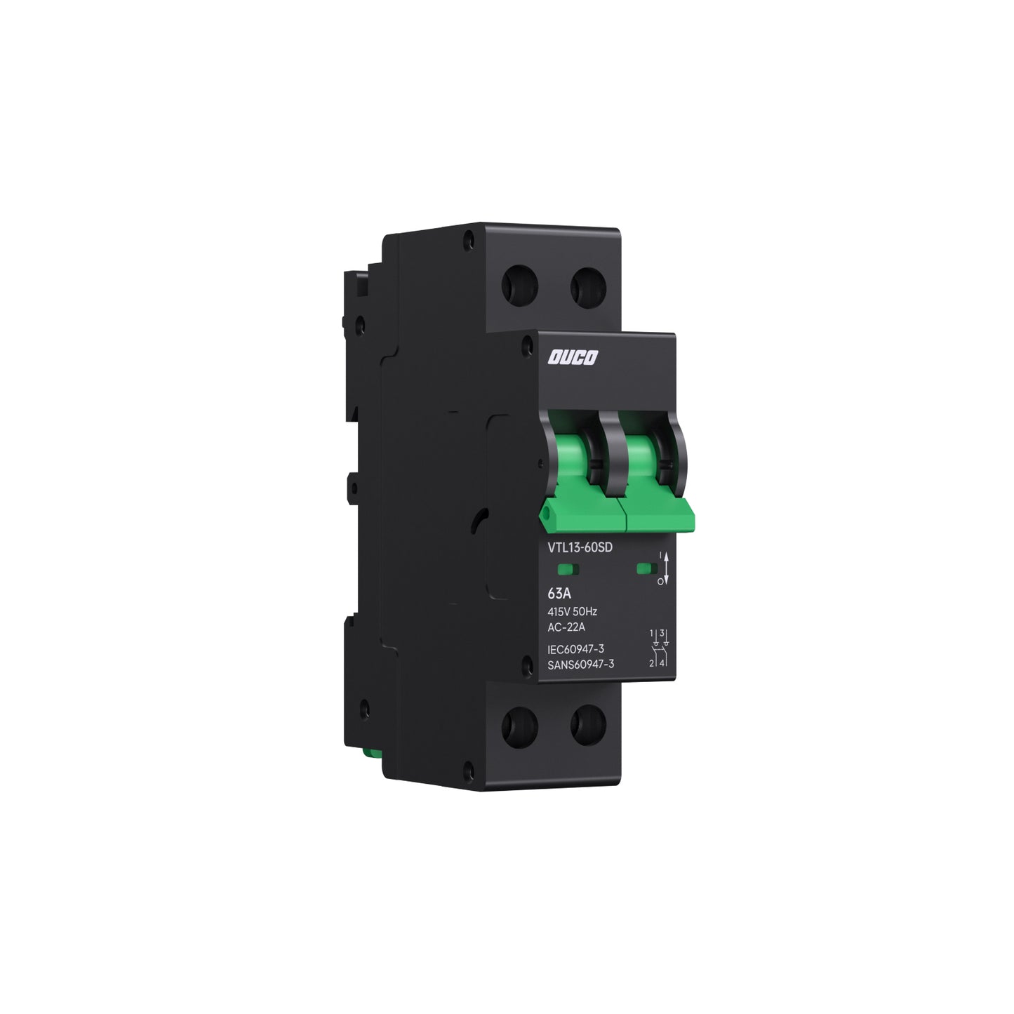 Dual Mount 2x13mm 60A Isolator
