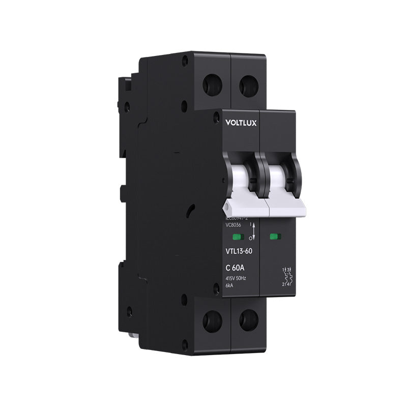 Dual Mount 13mm MCBs 60A 2P(C curve)