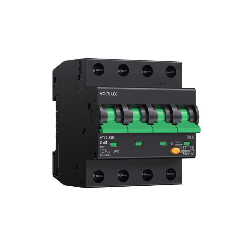 VTL7 3P+N From 20A To 63A RCBO