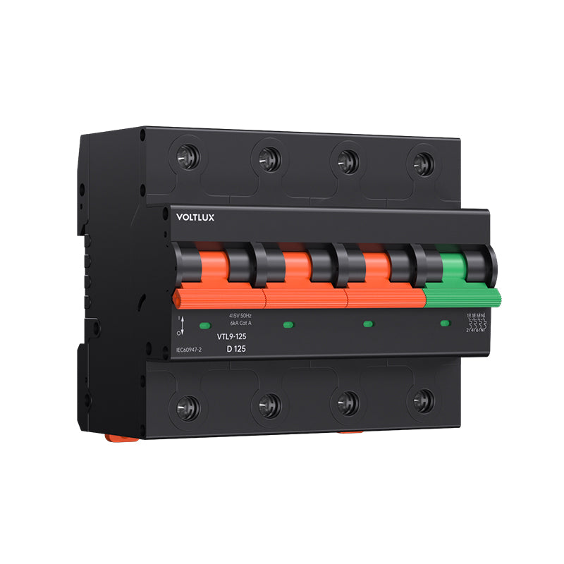 80A,100A,125A MCBs 4P (D Curve)