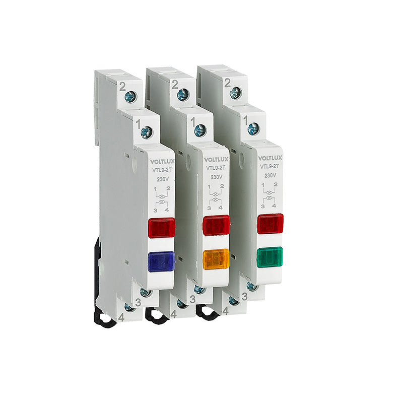 2 Indicator Light for 1 Phase Supply (9mm)