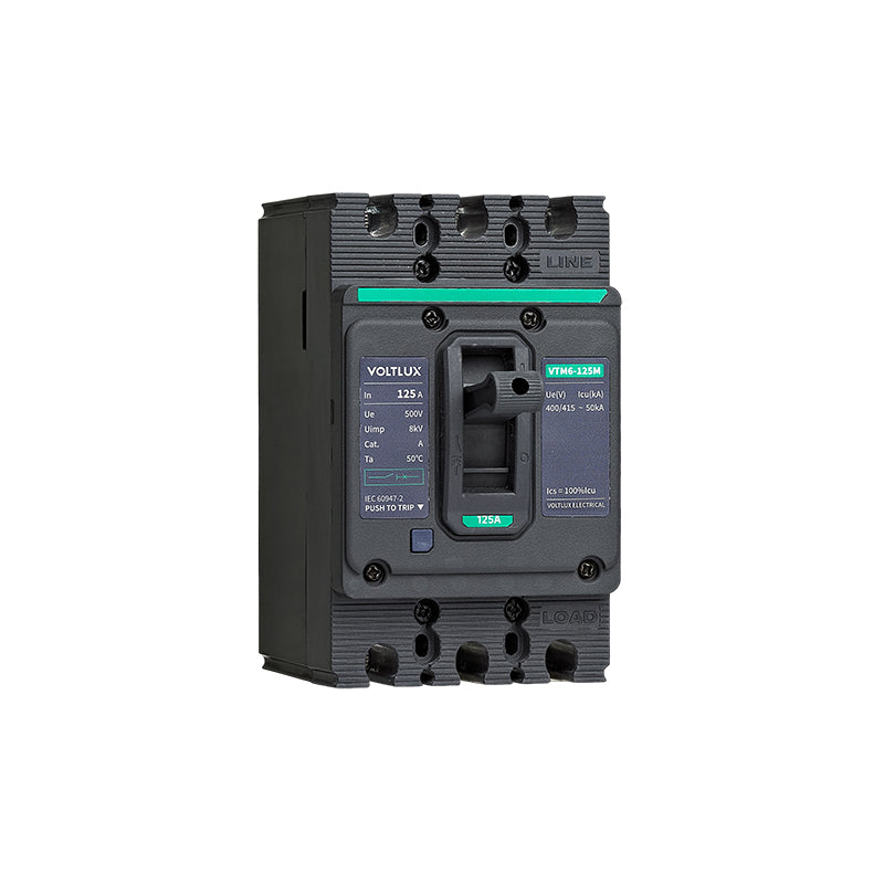VTM6-125M AC 125A 3P MCCBs 50kA