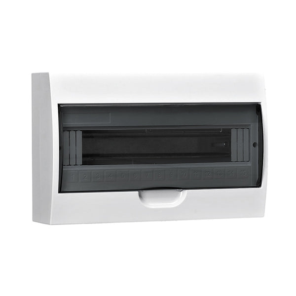 Distribution Board PVC Surface DIN Rail 15 Way