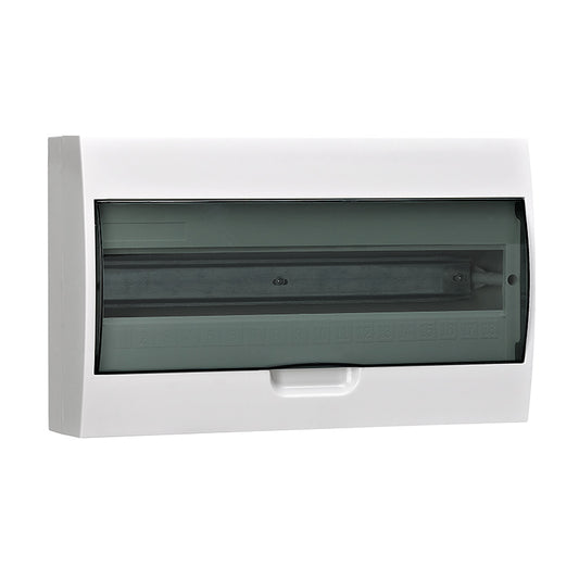 Distribution Board PVC Surface DIN Rail 18 Way