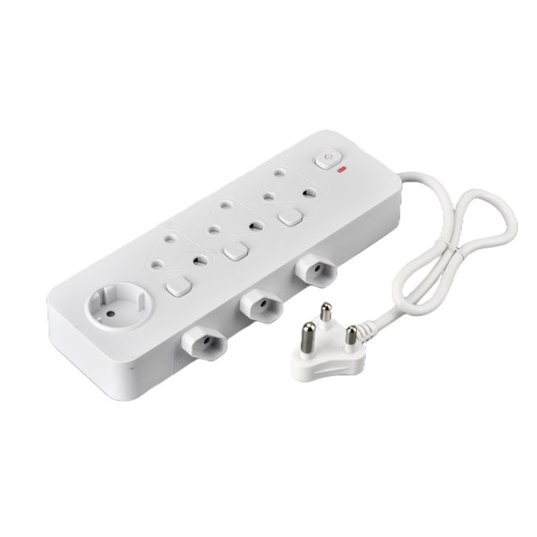 7 WAY MULTIPLUG SOCKETS WITH SWITCH 