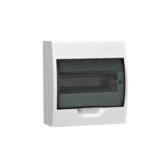 Distribution Board PVC Surface DIN Rail 8 Way
