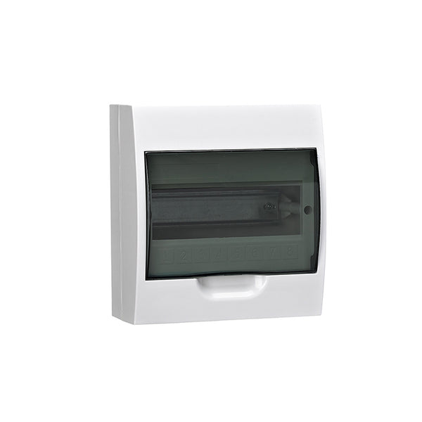 Distribution Board PVC Surface DIN Rail 8 Way