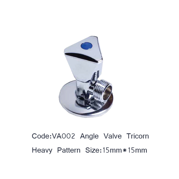 Angle Valve Tricorn Heavy Pattern 15mm*15mm