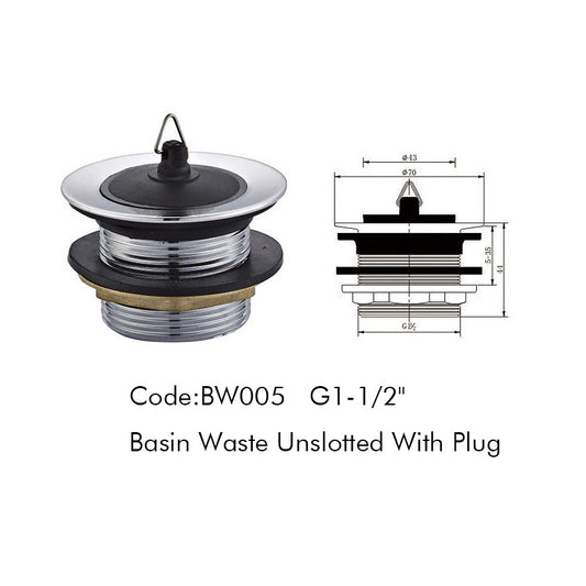 Basin Waste Brass