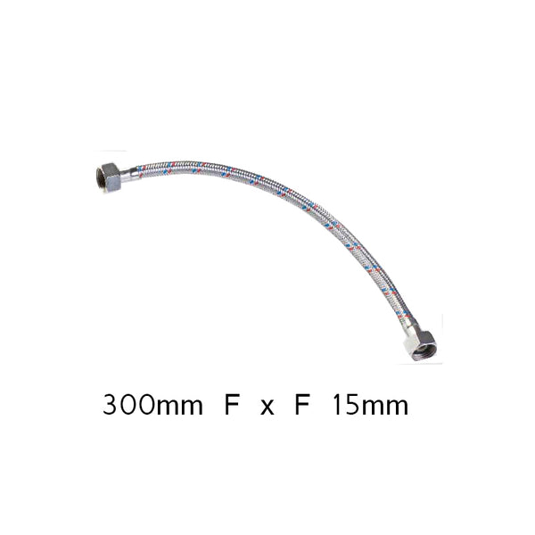 300mm Braided Connector F*F