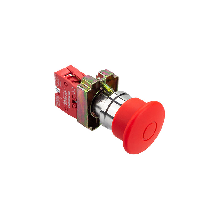 Push-pull Red Mushroom Head Pushbutton – VOLTLUX