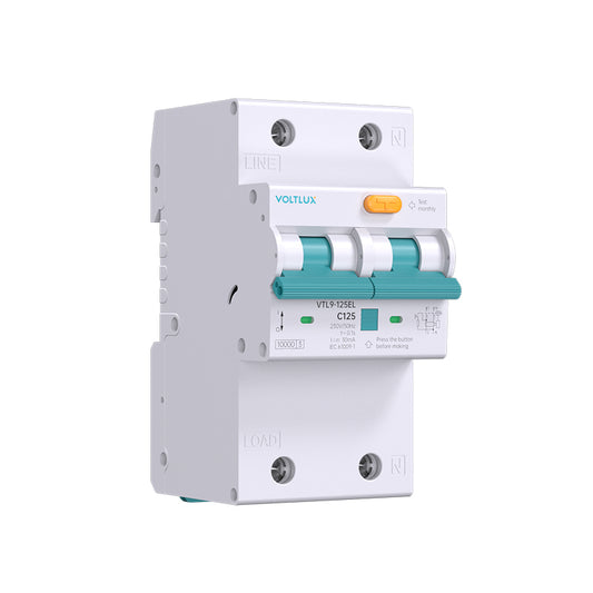 80A,100A,125A RCBO 1P+N