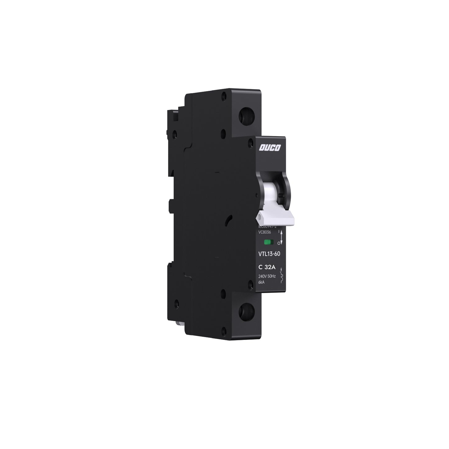 Dual Mount 13mm MCBs -63A 1P/2P/3P/4P（C curve）