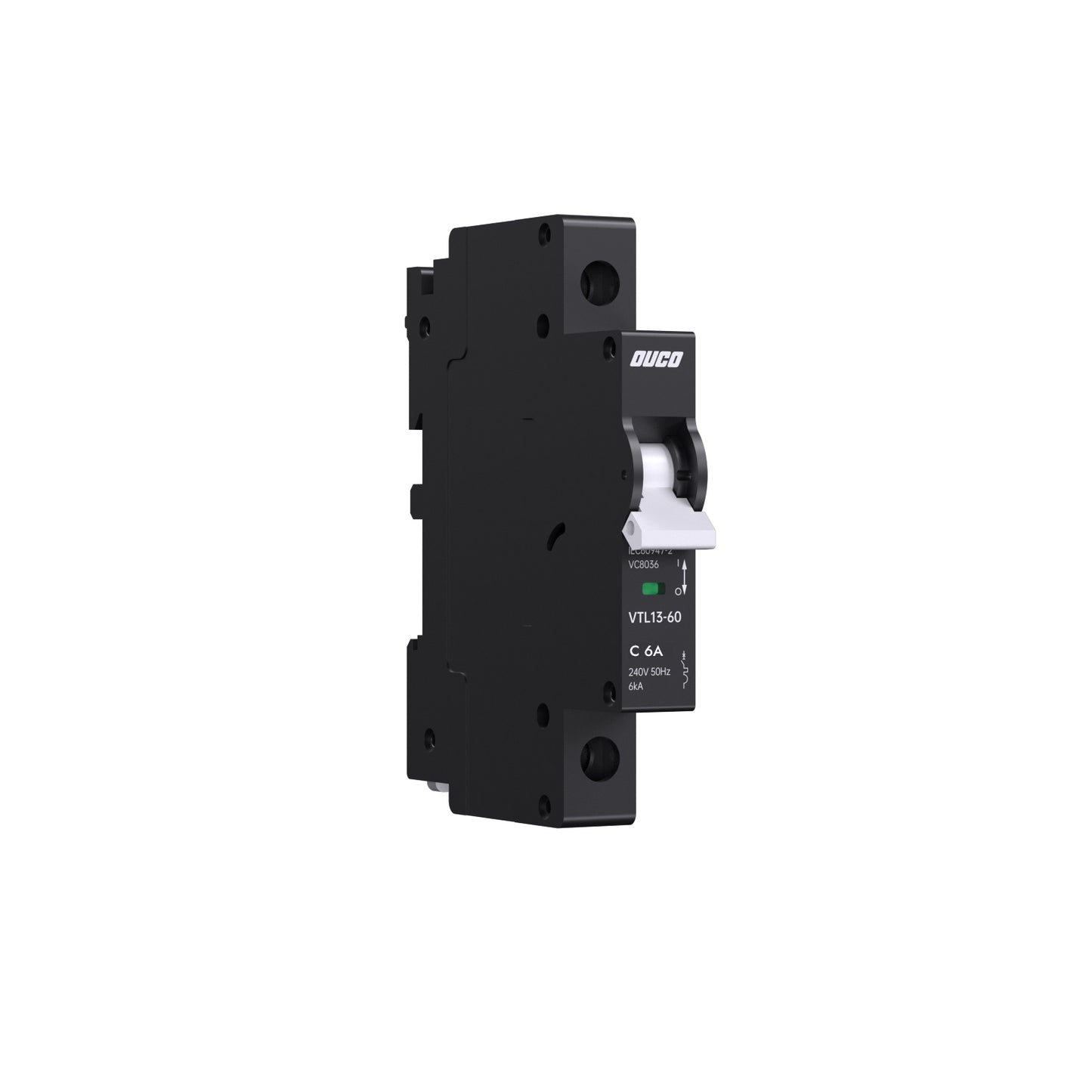 Dual Mount 13mm MCBs -63A 1P/2P/3P/4P（C curve）