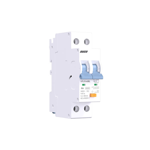 Dual Mount 13mm RCBO（C curve）