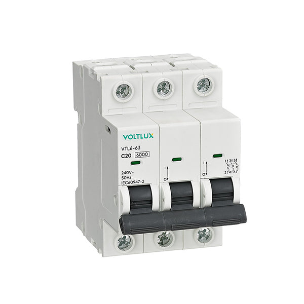 VTL6-63 ECO Series MCBs 3pole