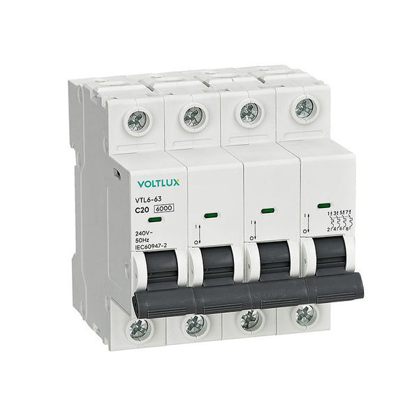 VTL6-63 ECO Series MCBs 4pole