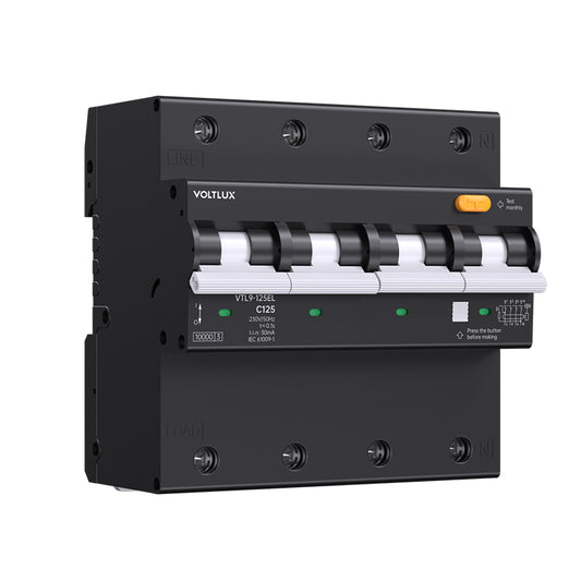 80A,100A,125A RCBO 3P+N