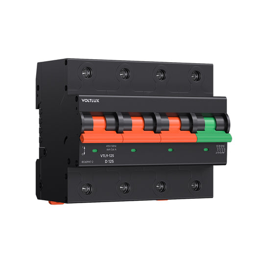 80A,100A,125A MCBs 4P (D Curve)