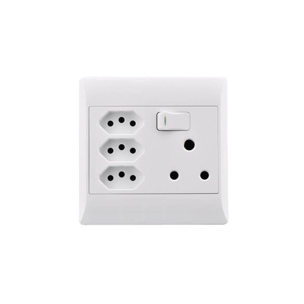Switch Socket & 3 Euro Socket