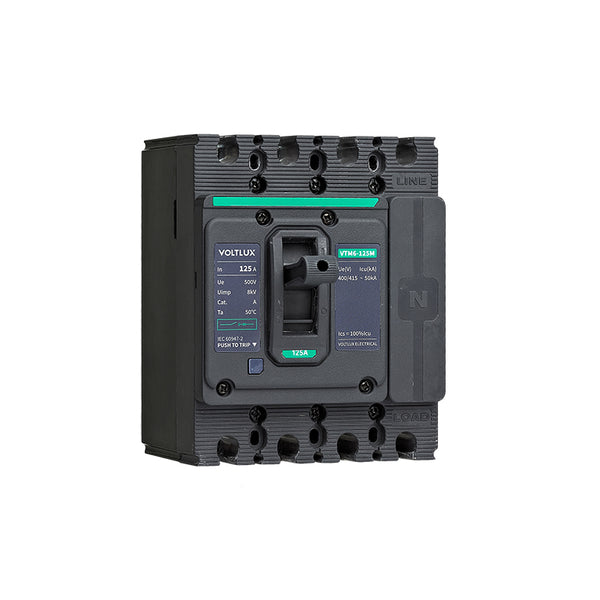 VTM6-125M AC 125A 4P MCCBs 50kA