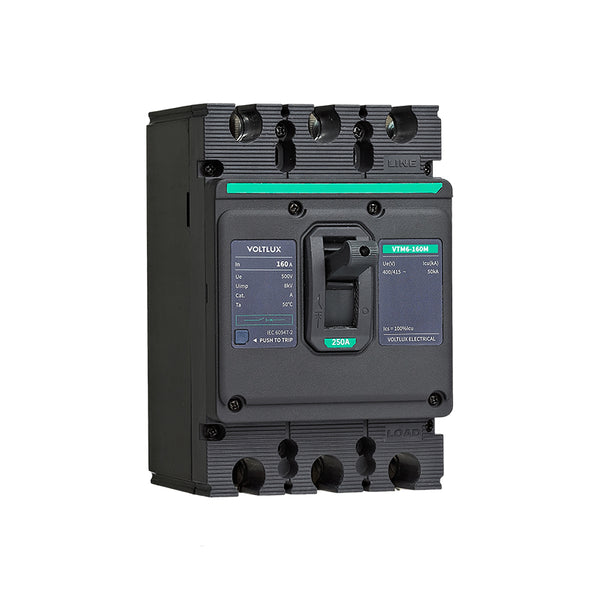 VTM6-160M AC 160A 3P MCCBs 50kA