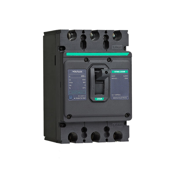 VTM6-250M AC 250A 3P MCCBs 50kA