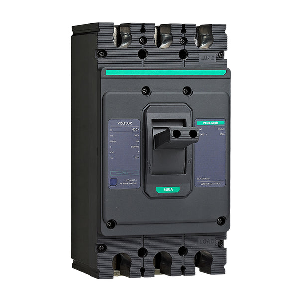 VTM6-630M AC 630A 3P MCCBs 65kA