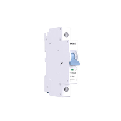 Dual Mount 13mm MCBs 63A 1P/2P/3P/4P（C curve）
