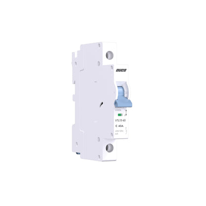 Dual Mount 13mm MCBs 63A 1P/2P/3P/4P（C curve）