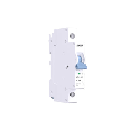 Dual Mount 13mm MCBs 63A 1P/2P/3P/4P（C curve）