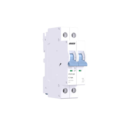 Dual Mount 13mm MCBs 63A 1P/2P/3P/4P（C curve）