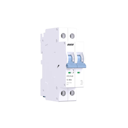 Dual Mount 13mm MCBs 63A 1P/2P/3P/4P（C curve）