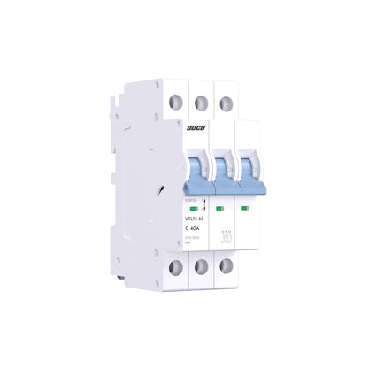 Dual Mount 13mm MCBs 63A 1P/2P/3P/4P（C curve）