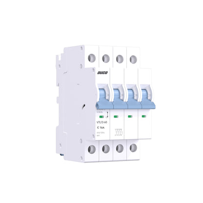 Dual Mount 13mm MCBs 63A 1P/2P/3P/4P（C curve）