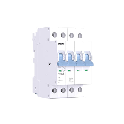 Dual Mount 13mm MCBs 63A 1P/2P/3P/4P（C curve）
